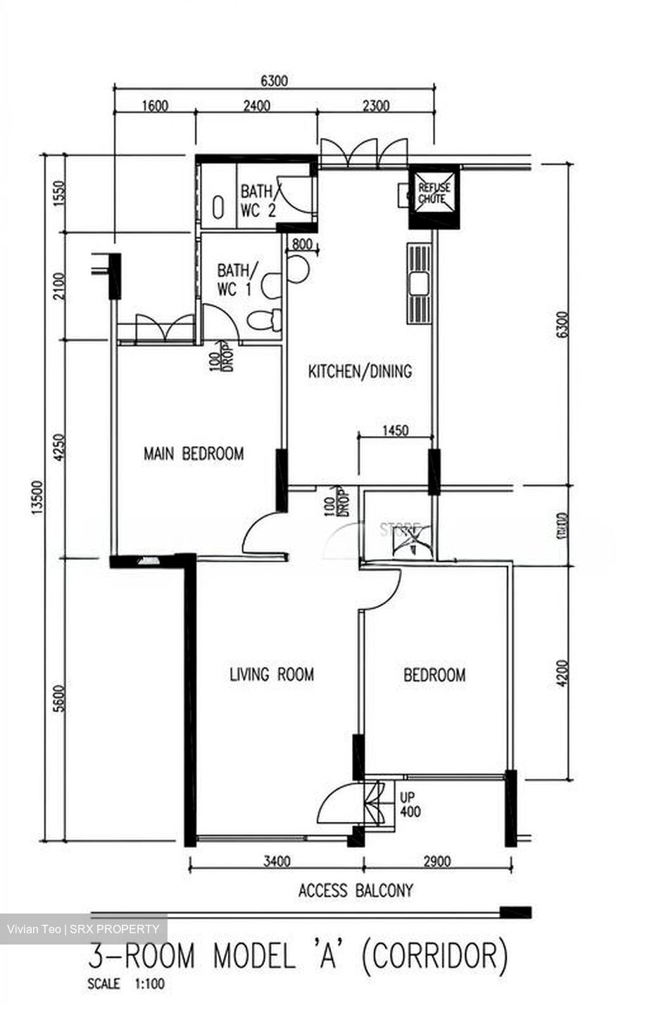 Blk 262 Tampines Street 21 (Tampines), HDB 3 Rooms #553790611